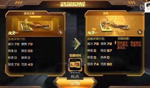 cf排位商城里的武器怎么觉醒？手游穿越火线武器觉醒