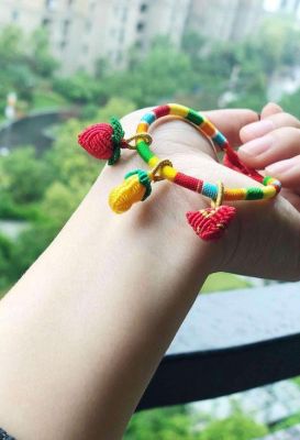 五彩线代表什么意思？五毒武器五彩石