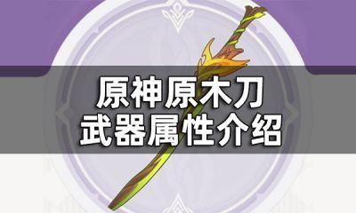原木刀被动属性有用吗？武器旧被动