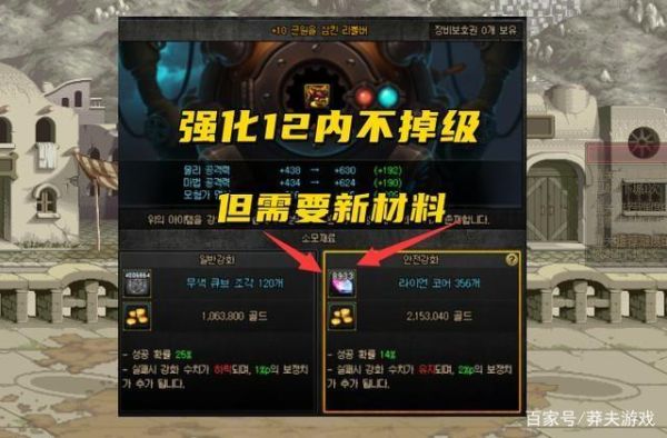 dnf增幅和强化有什么区别规则？武器强化属性怎么算伤害