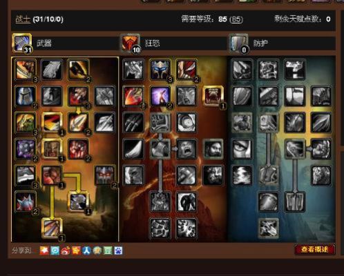 狂信徒天赋加点？武器战7.25天赋加点