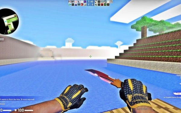 csgo怎么自己做武器？我的世界炫酷武器贴图