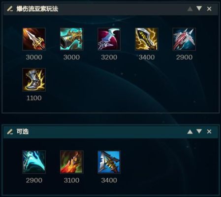 s8亚索出装？压缩得武器图片