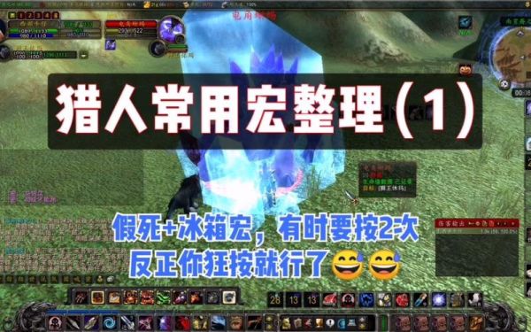 求一个PVP猎人的常用宏，例如:摔绊加攻击技能的、逃脱加摔绊的？wow7.25武器战pvp宏