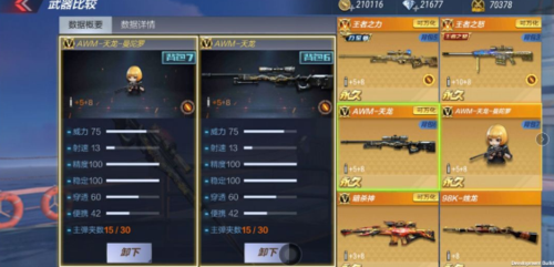 cf手游主流武器都有什么？cf手游武器十冷多少钱