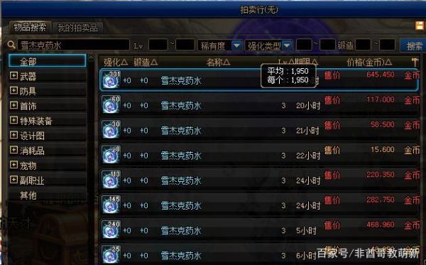 DNF里那些药水，把自己还是武器什么的变成火、冰属性攻击什么的都分别叫什么名字？dnf光属性暗属性武器吗