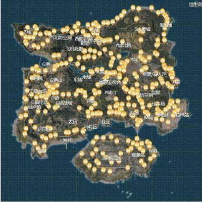 绝地求生海岛军火库位置？（绝地求生地图武器分布）