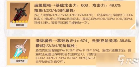 原神迪卢克武器排行？（dnf审判卢克武器排行）