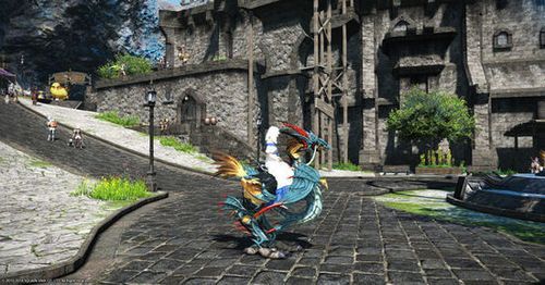 ff14没有房子怎么给陆行鸟染色？（ff14 3.0侍武器）