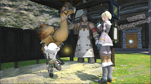 ff14没有房子怎么给陆行鸟染色？（ff14 3.0侍武器）