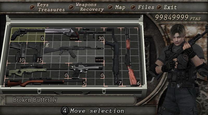 生化危机4全武器型号精品mod怎么用？（19套精美武器整合mod）
