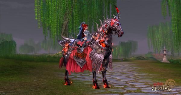 剑网3千里炎龙坐骑怎么样？（如龙极修武器）