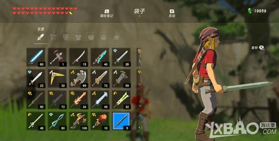 塞尔达旷野之息武器太多放哪里？（塞尔达传说小孩 看武器）