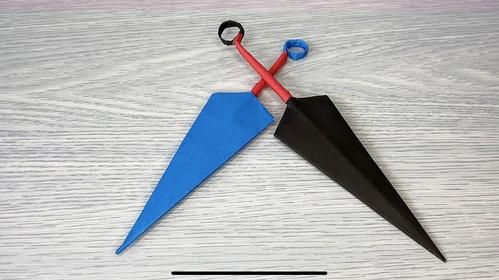 折纸教程，怎么折飞镖？（火影武器怎么折）