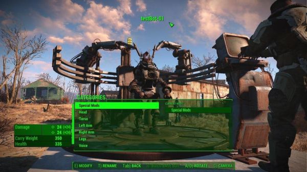辐射4机器人随从mod怎么使用？（辐射4武器背背上mod）