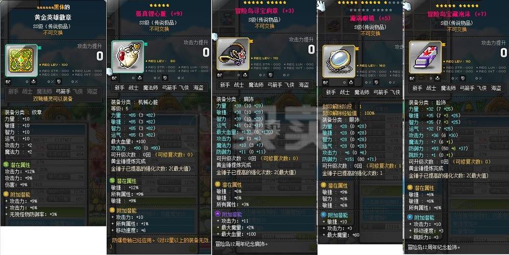 冒险岛顶级装备？（双弩精灵最好的武器）