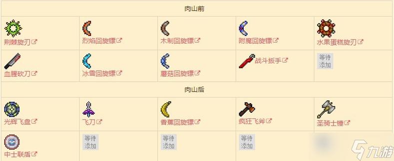泰拉瑞亚武器前缀？（dnf2017真泰拉武器属性）
