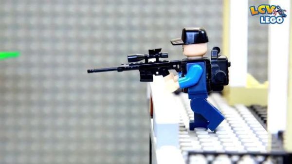 乐高玩具能够搭出什么东西？（乐高警察枪械武器图片）