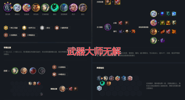 云顶之弈s8武器大师怎么克制？（锐雯vs武器）