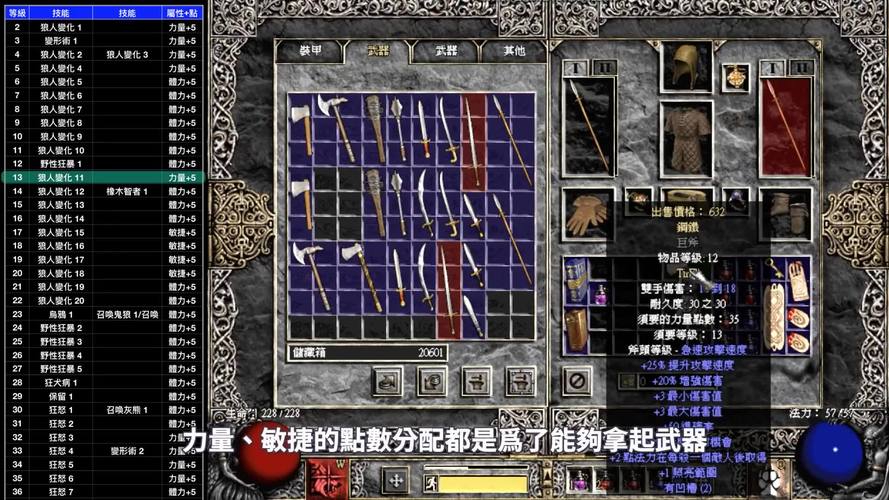 德鲁伊可以用什么武器？（暗黑破坏神2德鲁伊用什么武器）