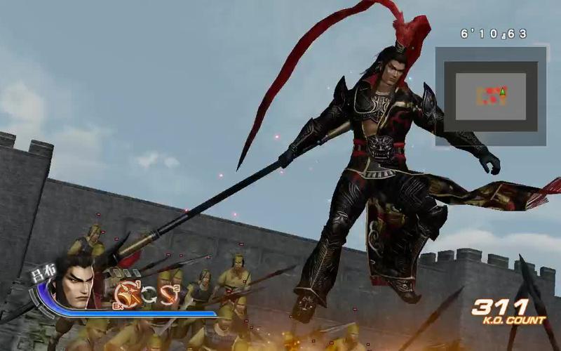 真三国无双6吕布的究极武芸怎么用？（真三国无双6吕布副武器）