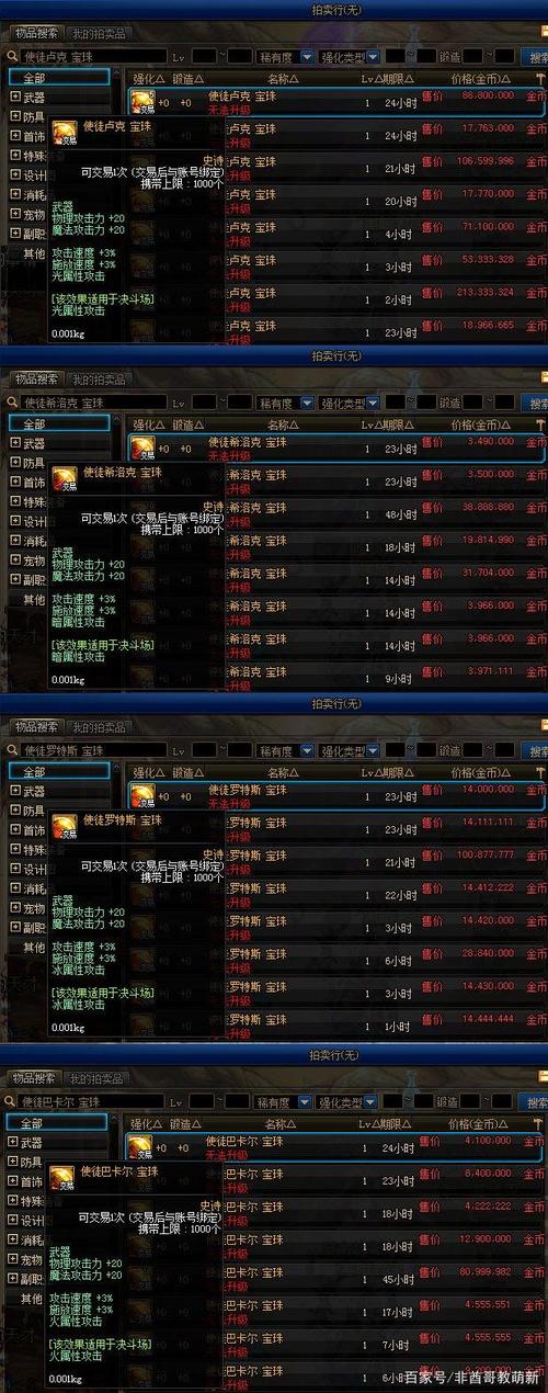 110版本武器冰属性攻击宝珠有哪些？（dnf武器附冰属性）