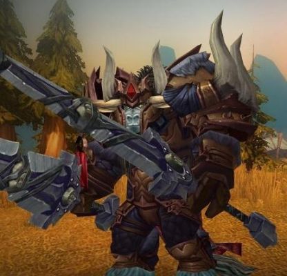 魔兽世界武器战士选牛头好还是兽人好用什么武器？（战士s4武器）