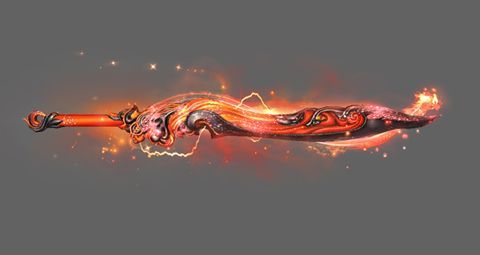 剑灵气宗师屌丝红传说武器叫什么？（剑灵红色传说武器进化材料）