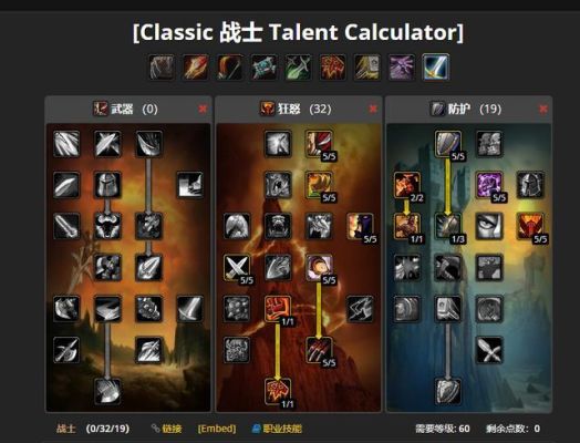 魔兽世界战士练级天赋和武器？（武器战士练级天赋）