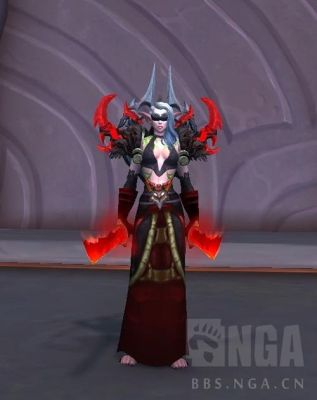 求一套WOW女血精灵DH的萨特肩甲幻化套装？（s2武器幻化）