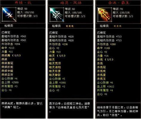 天龙八部40级武器名称？（天龙八部40到50的武器）
