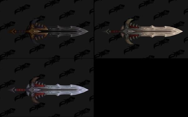魔兽世界怎么展示武器？（魔兽世界种族武器模型）