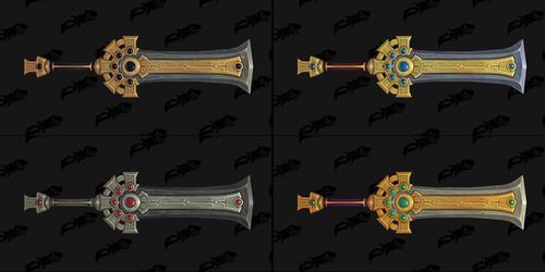 魔兽世界怎么展示武器？（魔兽世界种族武器模型）