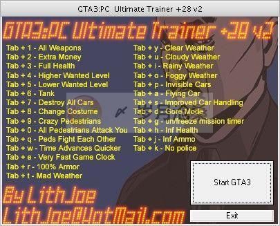 gta3如何切换武器？（侠盗飞车武器3）