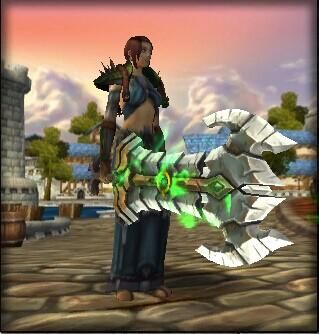魔兽5.4术士副手武器能幻化吗？（wow副手武器幻化）