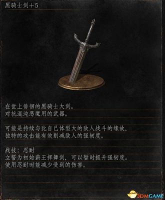 魂骑士带单手剑还是双手剑？（魂骑士用什么武器）