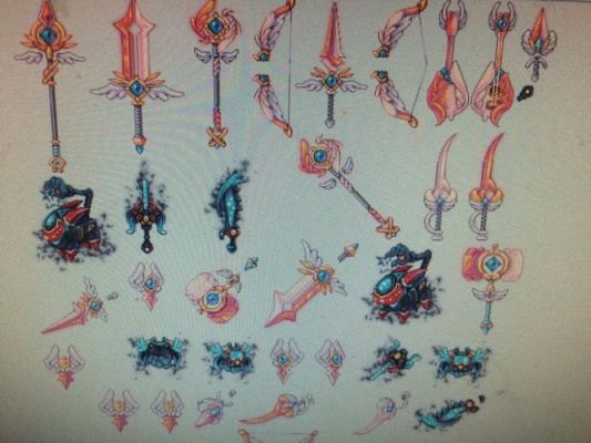 彩虹岛魔王武器斗兽+20混沌武器封魔武器，哪个比较好？（彩虹岛封魔武器外观）