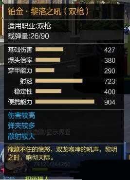 枪神纪双枪带光球的枪叫什么？（枪神纪双枪游戏币武器）