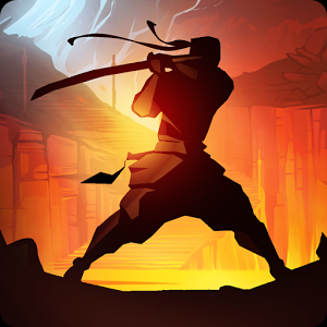 两个橙色小人模样对着鞠躬图标是哪个app软件？（shadow fight2 武器）