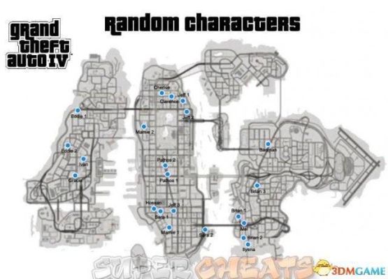 gta4枪械位置？（gta4隐藏武器地图）