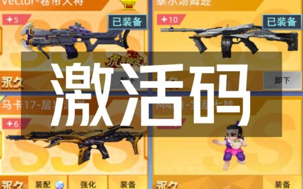 全民枪神边境王者SSS级武器兑换码体验卡？（精品武器兑换卡）