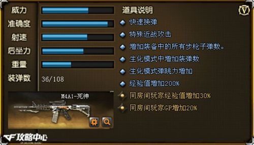 cf死神属性详解？（m4英雄武器死神性能对比）