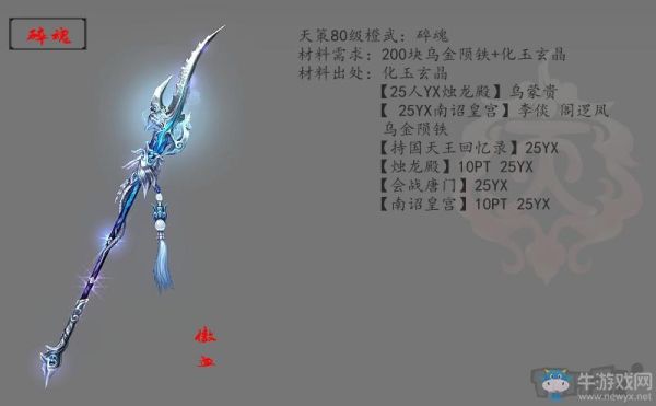 剑侠情缘3武器排名？（天策好看的武器外观）