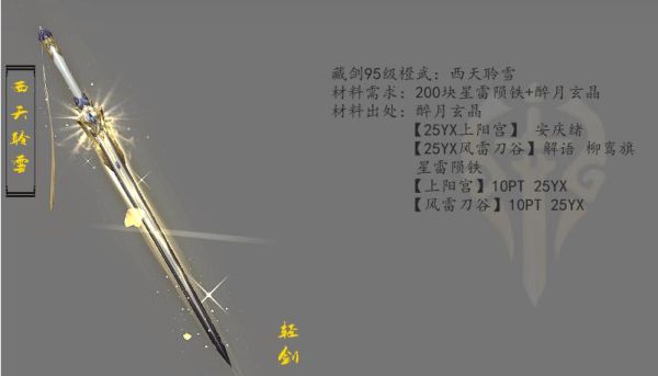 剑网三藏剑的轻剑用240小cw好还是325jjc的好？（剑网三藏剑特效武器）