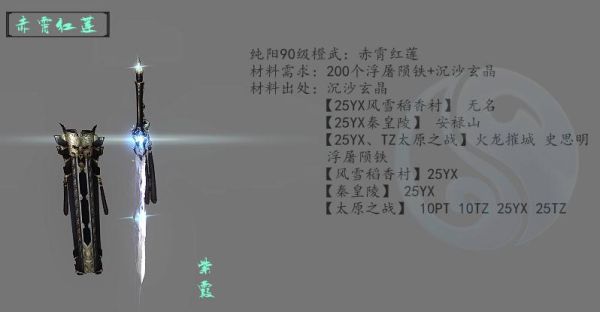 剑网三纯阳七子是谁？（剑三纯阳武器名字）