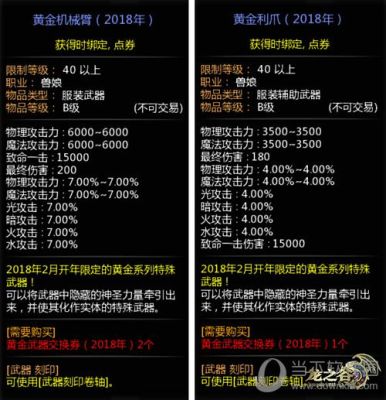 龙之谷99级装备怎么获得？（龙之谷 黄金武器）