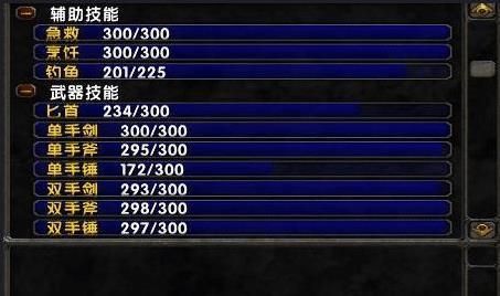 tbc5点武器熟练度能提供多少命中？（魔兽世界武器熟练度代码）
