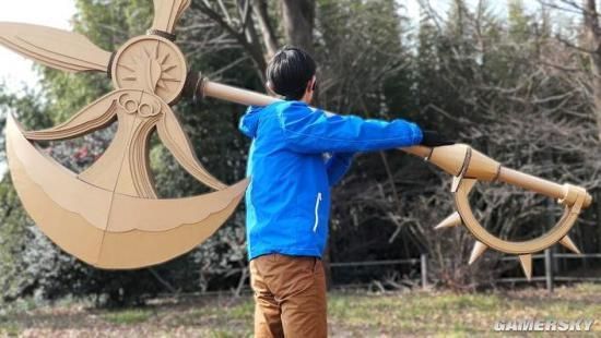 怎么用纸箱做宝剑刀？（画画武器大全游戏刀）