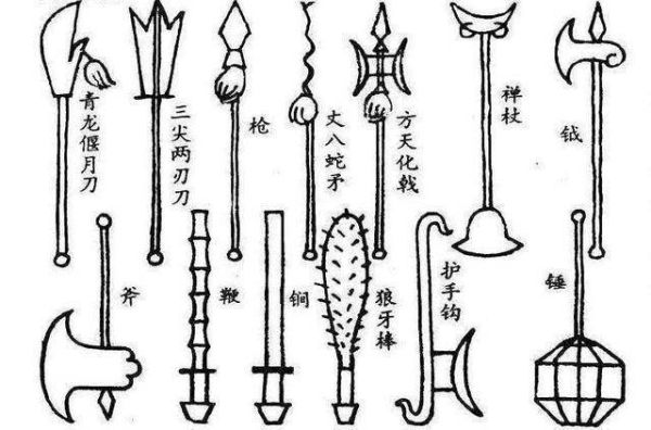 武侠小说中的武器、暗器等等的所有名称？（两个字武器名）