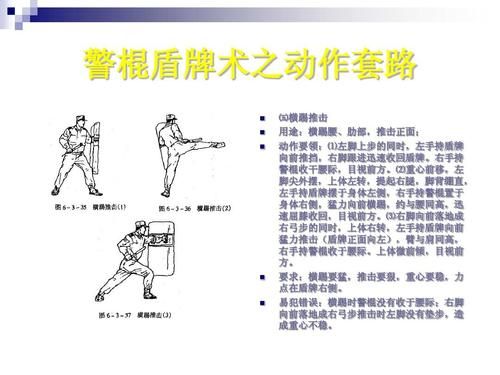 警用盾牌的使用教案？（警械武器使用训练教程）